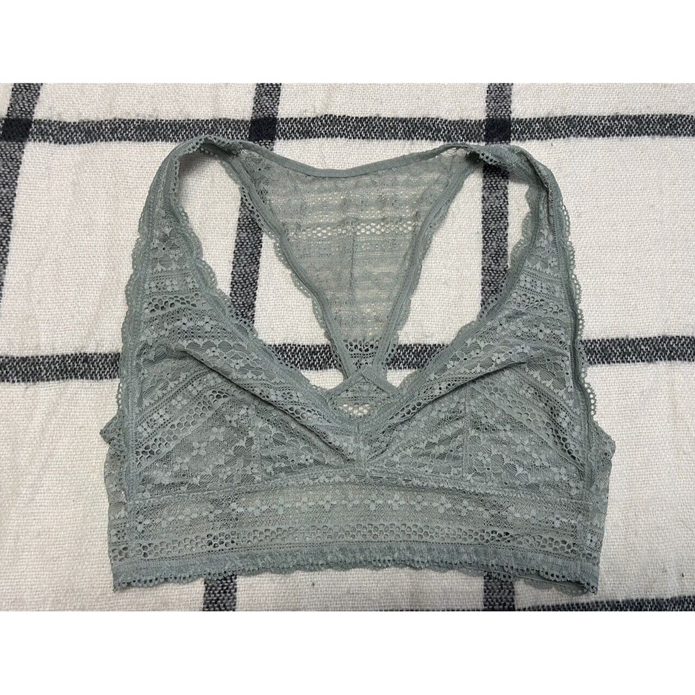 Victorias Secret Lace‎ Bralette Bralette Sage Green Size S P CH